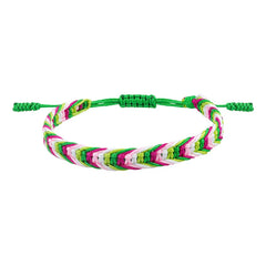 Genderqueer Pride Rope Bracelet