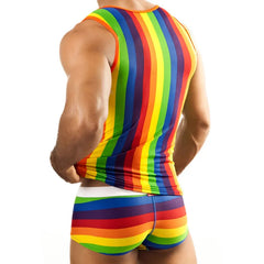 Rainbow Stripes Pride 2-Piece Outfit