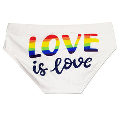 Love Is Love  Swim Briefs