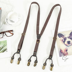 Traditional Suit Clip Suspenders