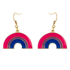 Bisexual Rainbow Earrings
