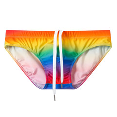 Jockmail Rainbow Push-Up Swim Trunks