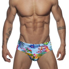 Floral Feline Swim Briefs