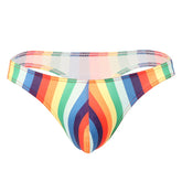 Retro Rainbow Low Rise Thong