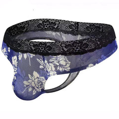 Floral Lace Thong