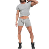 Gray Sweatshort Season Outfit