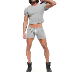 Gray Sweatshort Season Outfit