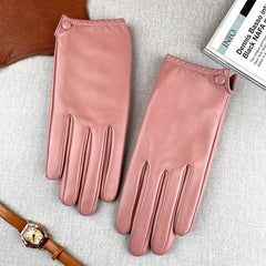 Womens Leather Winter Gloves