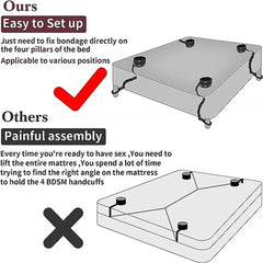 Sensual Restraint Bed Bondage Kit