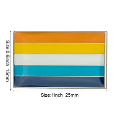 Aroace (Aromantic Asexual) Pride Flag Enamel Pin