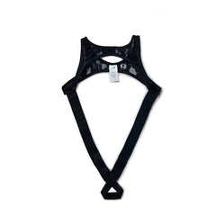 D.M. O Ring Lace Thong Bodysuit