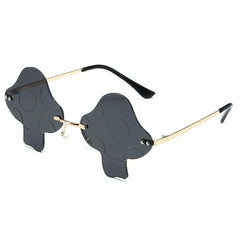Fun Guy Mushroom Rimless Sunglasses