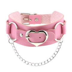 Punk Sweetheart Leather Double Layer Choker