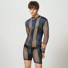 Mesh Techno Rave Outfit