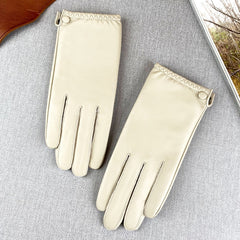 Womens Leather Winter Gloves