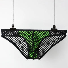 Mens Fishnet Underwear Briefs