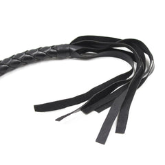 Premium Leather Flogger with Wrist Strap
