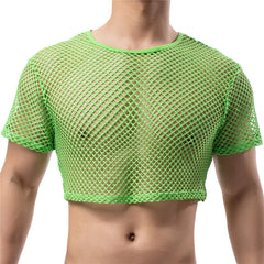 Rave Netted Crop Top