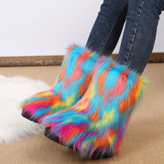 Funk Monster Faux Fur Boots