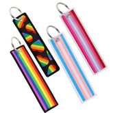 LGBT Pride Embroidered Keychain