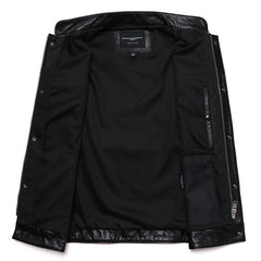 100% Genuine Leather Vintage Look Biker Vest
