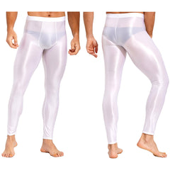 Glossy Semi-Transparent Men's Hot Pants