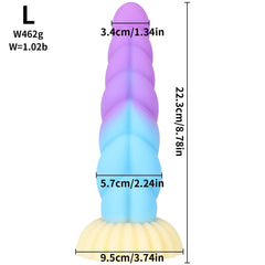 Realistic Multi-Color Alien Dildo