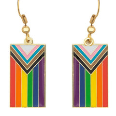 Progress Pride Flag Earrings
