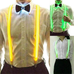 LED Light-Emitting Suspenders