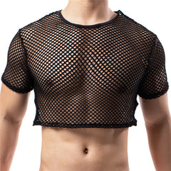 Rave Netted Crop Top