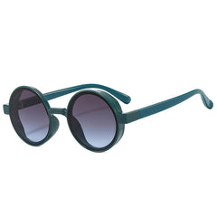 Retro Round Punk Sunglasses