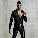 Men's Sheer Mesh Bodysuit