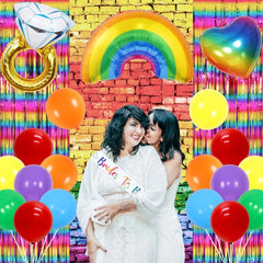 Brides To Be Lesbian Bachelorette Party Decorations Balloons