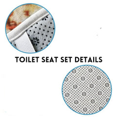 Rainbow Love 4-Piece Shower Curtain Bathroom Set