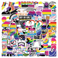Lucky Dip Collection Of 100 Random LGBT Pride Parade Stickers!