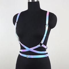 Holo Gothic Angelic Wings Harness