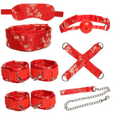Sensual Shackles Red Hot Bondage Kit