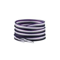 Lace-Up Asexual Pride Shoe Laces