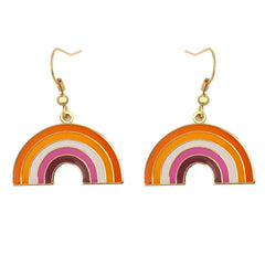 Lesbian Rainbow Earrings