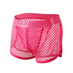 Jockmail Reveal All Fishnet Underwear Shorts