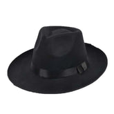 Jazz Fedora Wide Brim Hat