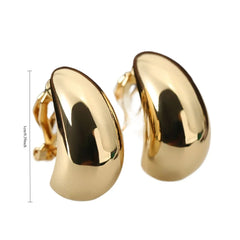 No Piercing, No Problem Champagne Clip-On Earrings