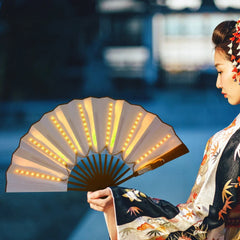 Color Fanfare LED Folding Fan