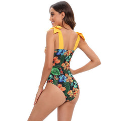 Retro Tropical One Piece Swimsuit