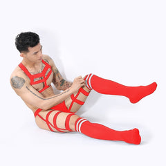 The Works: Elastic Harness + Briefs + Socks Set (3 Piece Outfit)