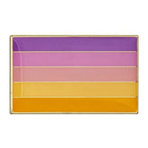 Trixic / Orbisian Pride Flag Enamel Pin
