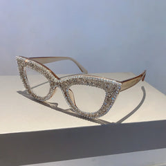 Rhinestone Cat Eye Sunglasses