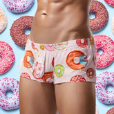 SEOBEAN Playful Donut Cotton Boxers