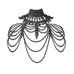 Bohemian Rhapsody Pearl Harness Bikini Clubwear