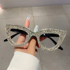 Rhinestone Cat Eye Sunglasses